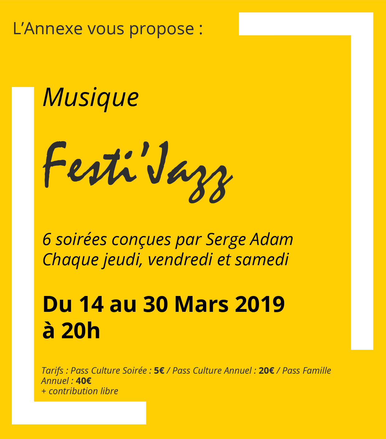Affiche Festi Jazz